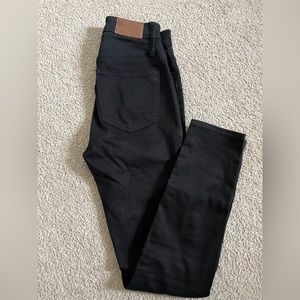 Madewell Curvy High Rise Skinny black jeans